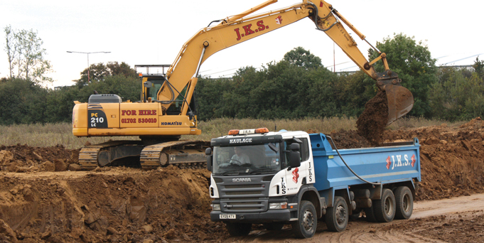 haulage muck away landing